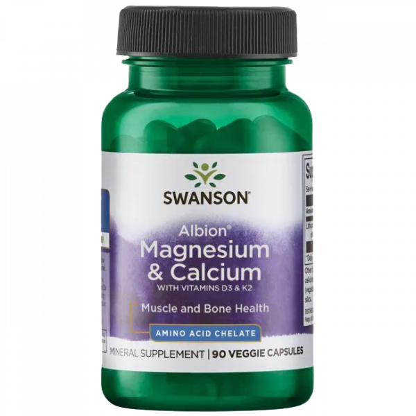 Albion Magnesium & calcium 90 veggie caps